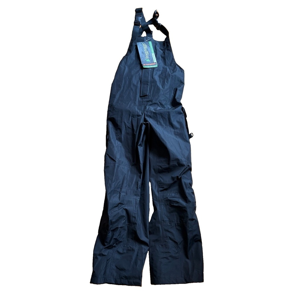 Frogg Toggs Toadz HD Bibs Mens Waterproof Cargo Medium Black Shoulder Straps